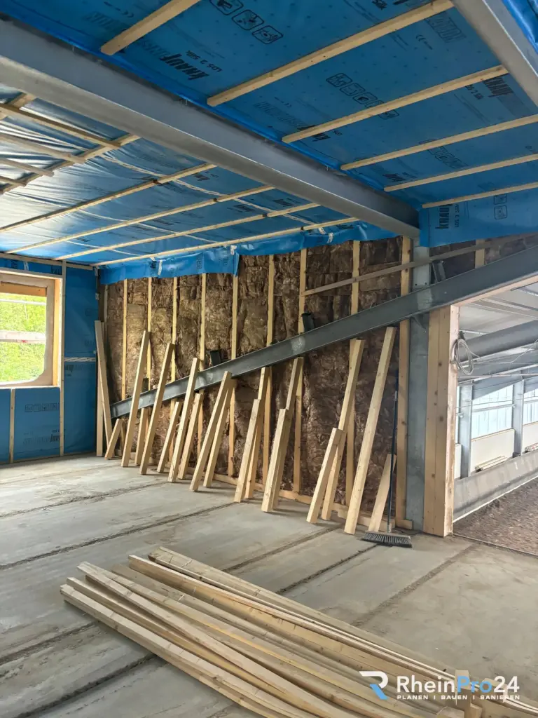 Trockenbau mit F90-Deckenanschluss – Projektfoto von RheinPro24